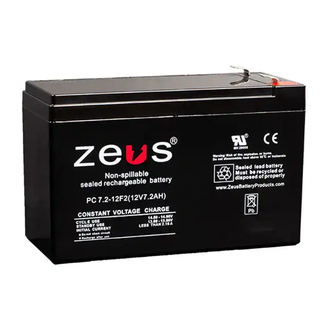 ZEUS Battery Products PC7.2-12F2 产品图片